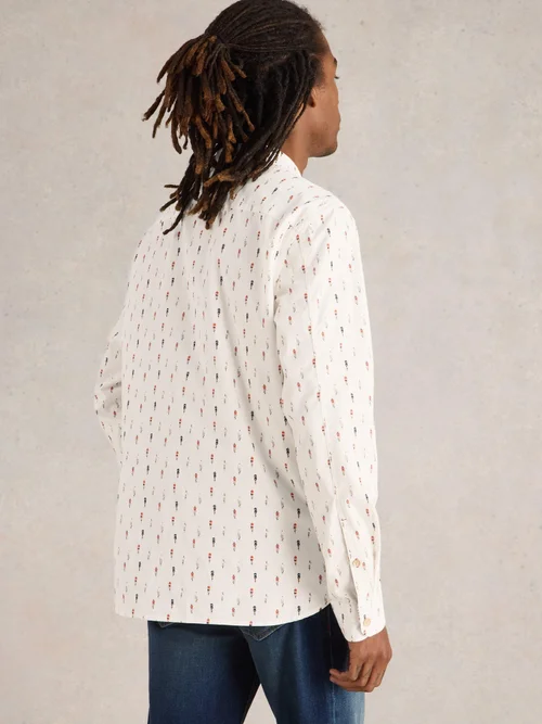 Hemd Salcombe mit Bike-Print - White Pr - XXL Bild 4