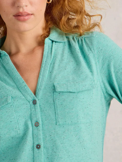 Jerseybluse Annie mit Taschen - Brt Blue - 52 Bild 3