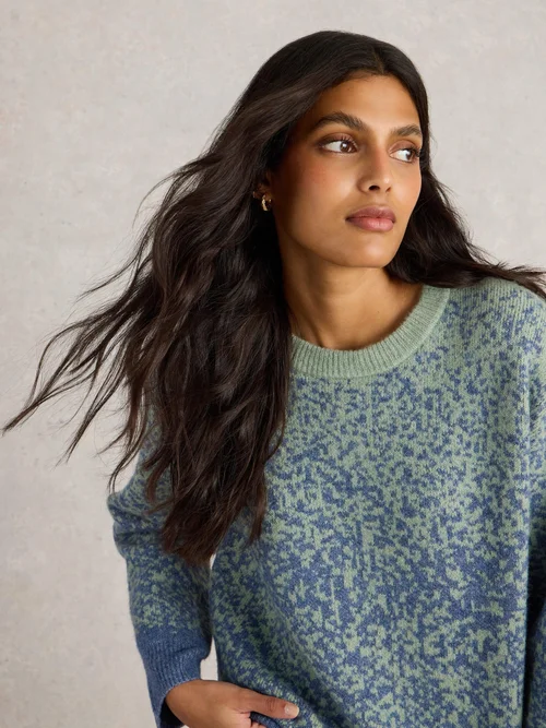 Pullover Ombre - Blue Mlt - 50 Bild 3