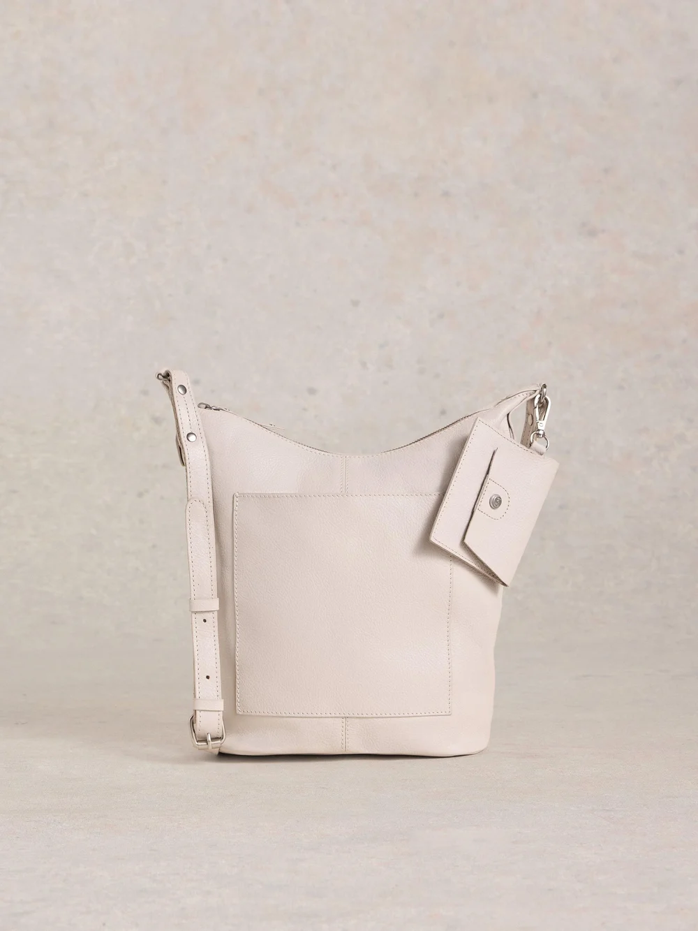 Fern Crossbody-Tasche aus Leder - Pale Ivory - EINHEITSGRÖSSE Bild 1
