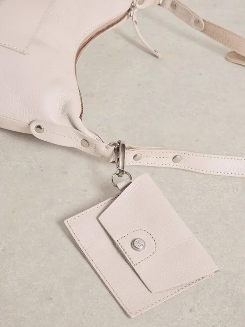 Fern Crossbody-Tasche aus Leder - Pale Ivory - EINHEITSGRÖSSE Bild 2