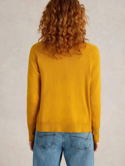 Strickjacke Lulu - Mid Yellow - 44 Bild 4
