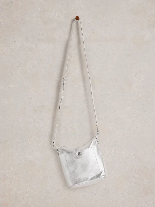 Mini Fern Crossbody-Tasche aus Leder