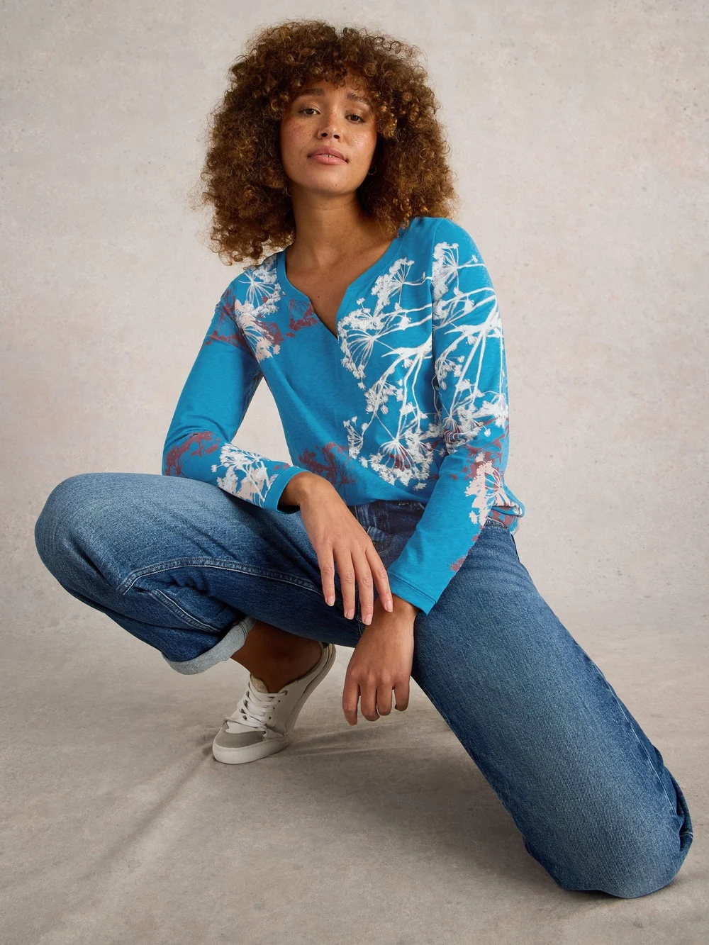 Langarmshirt Nelly - Blue Mlt - 52 Bild 1