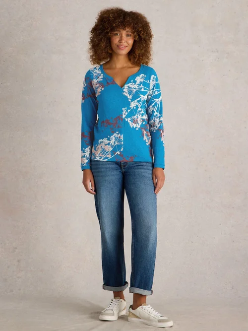 Langarmshirt Nelly - Blue Mlt - 52 Bild 2