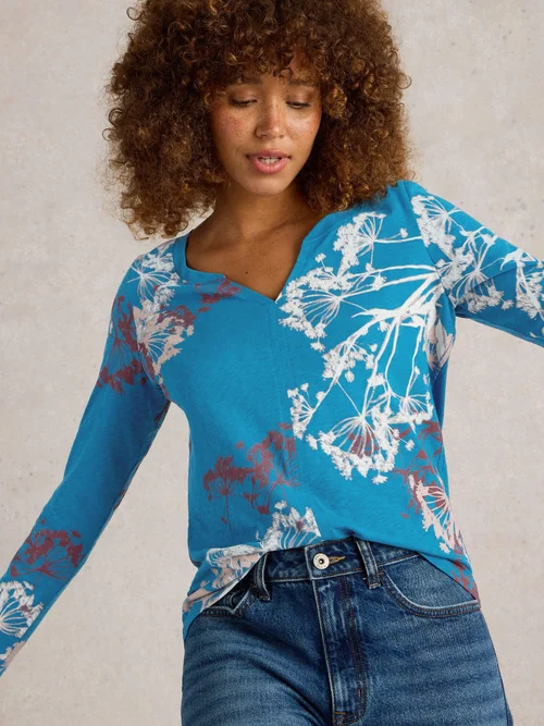 Langarmshirt Nelly - Blue Mlt - 52 Bild 3