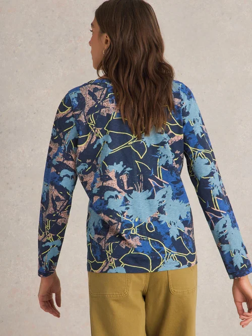 Langarmshirt Nelly - Navy Multi - 52 Bild 4