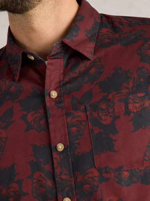 Floral bedrucktes Hemd - Red Pr - XXXL Bild 3