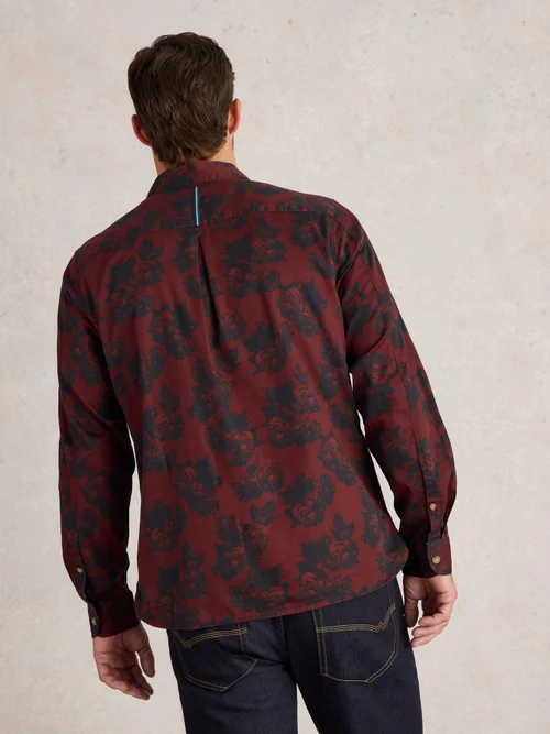 Floral bedrucktes Hemd - Red Pr - XXXL Bild 4