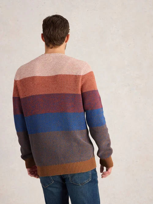 Pullover mit Colour-Block-Design - Pink Mlt - M Bild 4