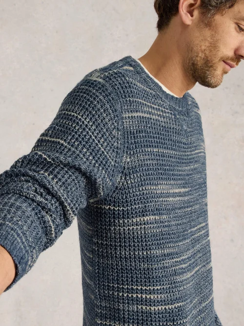 Spacedye-Pullover Combe - Blue Mlt - XXL Bild 3