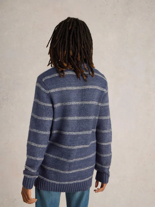 Pullover mit Bretonstreifen - Navy Multi - M Bild 4