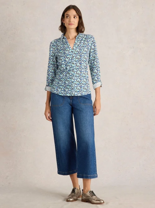 Jerseybluse Annie - Blue Mlt - 52/R Bild 2