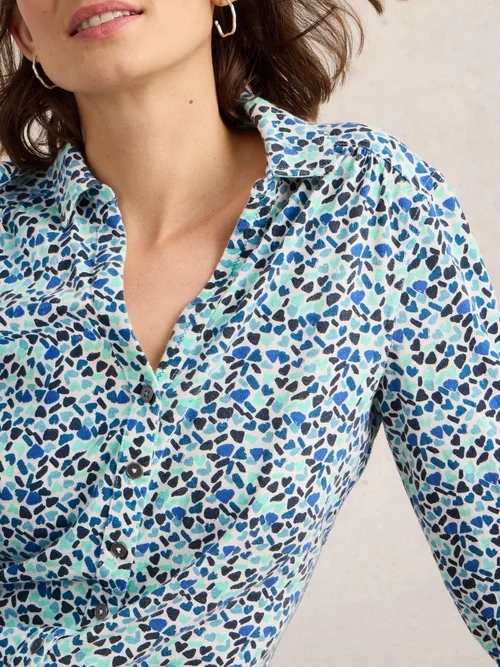 Jerseybluse Annie - Blue Mlt - 52/R Bild 3