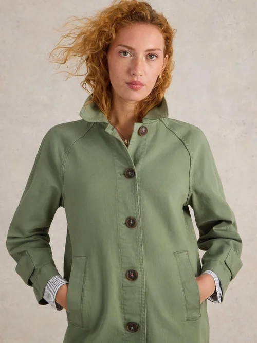 Jeansmantel Oakleigh - Mid Green - 52/R Bild 3