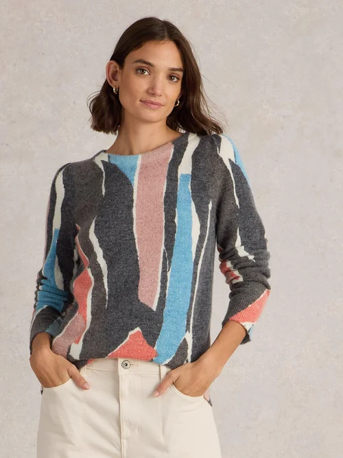 Pullover Jodie - Blue Pr - 52 Bild 3