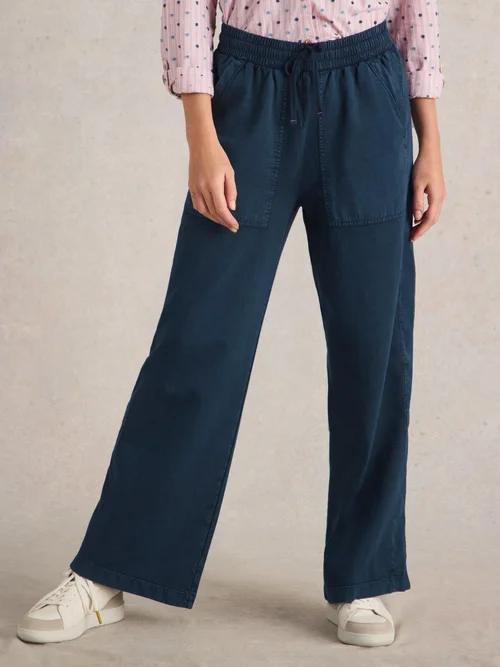 Jogginghose Ava mit weitem Bein - Mid Denim - 34/R Bild 2