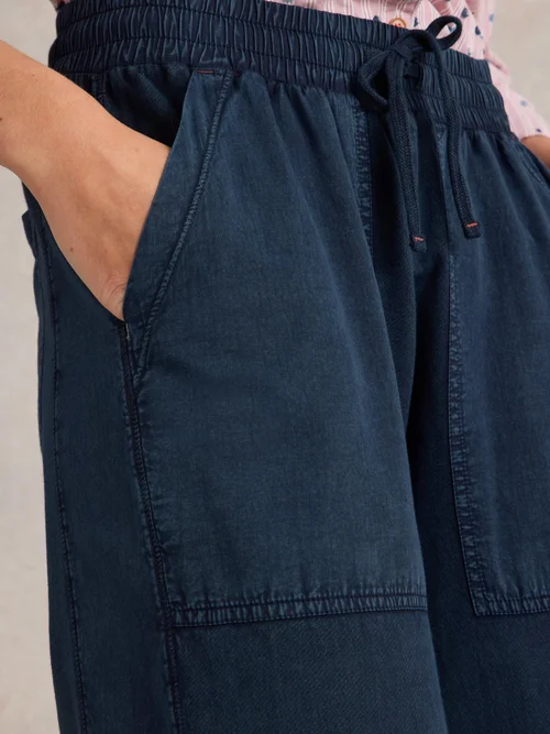 Jogginghose Ava mit weitem Bein - Mid Denim - 34/R Bild 3