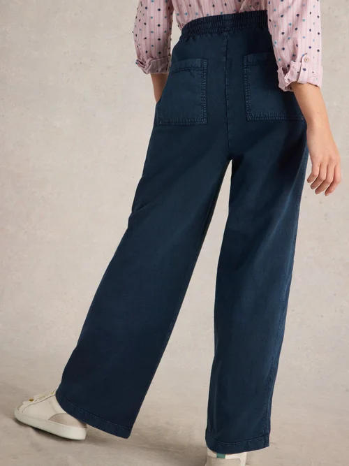 Jogginghose Ava mit weitem Bein - Mid Denim - 50/R Bild 4