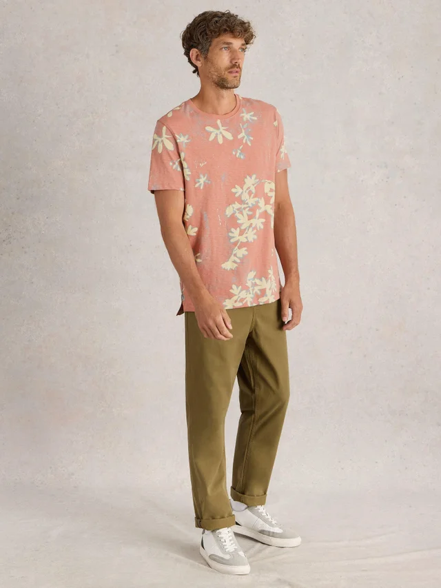 T-Shirt mit floralem Print