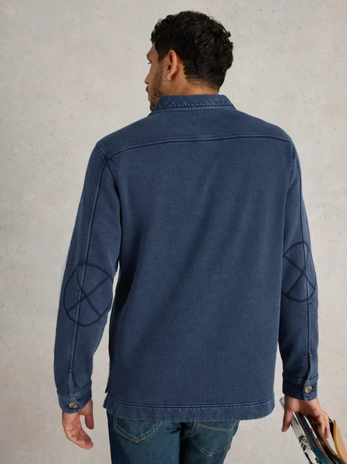 Longsleeve Polohemd Brampton - Indigo Ble - XS Bild 4