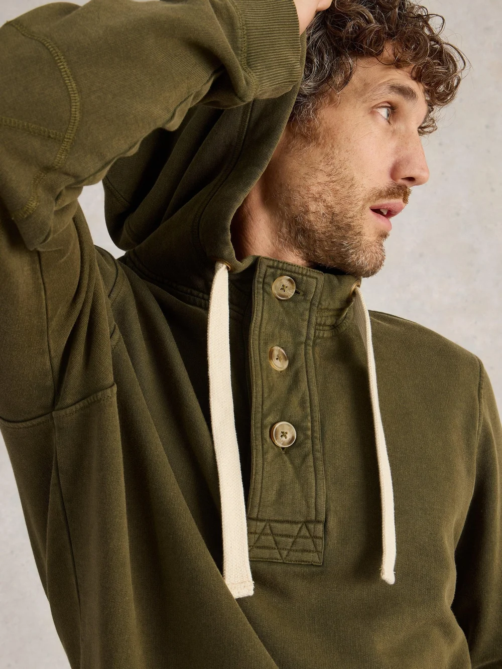 Brampton Hoodie - Khaki Grn - S Bild 1