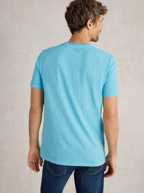 T-Shirt Abersoch - Brt Blue - XXL Bild 4