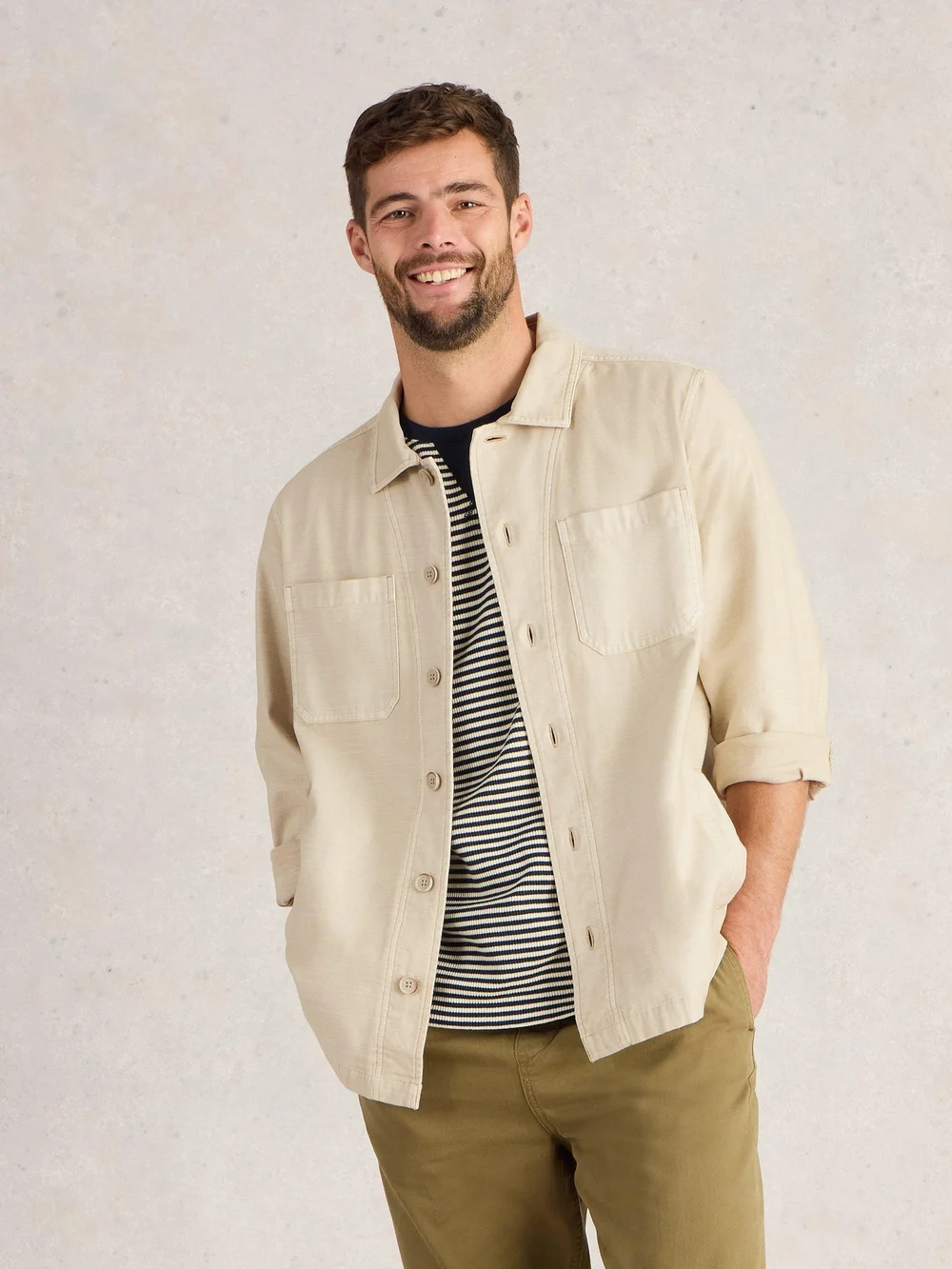 Baumwolljacke Finch - Lgt Green - XXXL Bild 1