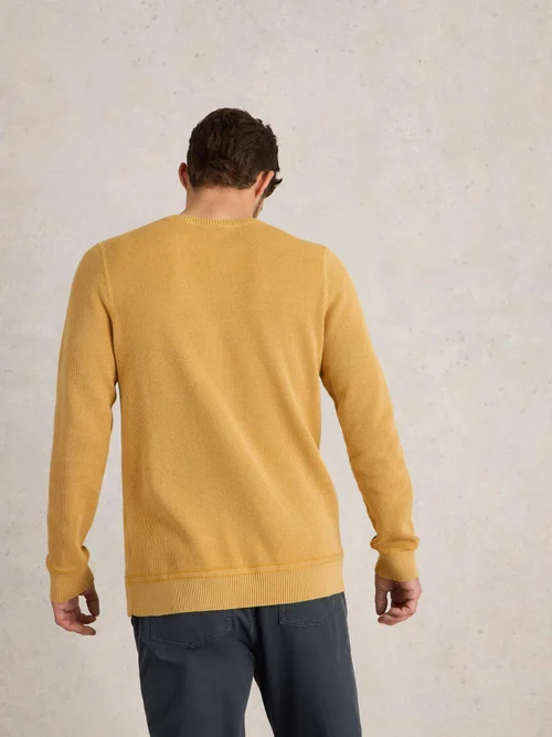 Pullover Attadale mit Rundhalsausschnitt - Mid Yellow - XXXL Bild 4