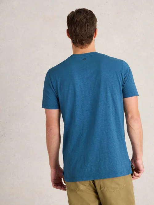 T-Shirt Abersoch - Indigo Ble - XXL Bild 4