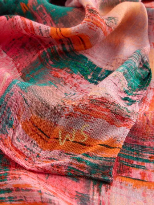 Schal Pinselstrich Bild 2