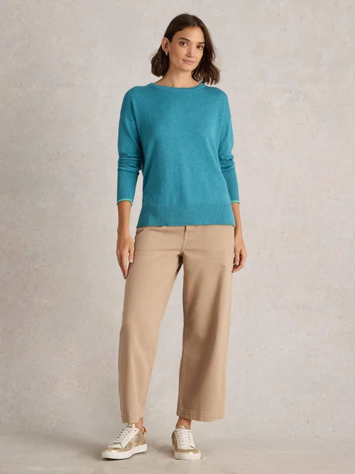 Pullover Olive - Mid Blue - 52 Bild 2