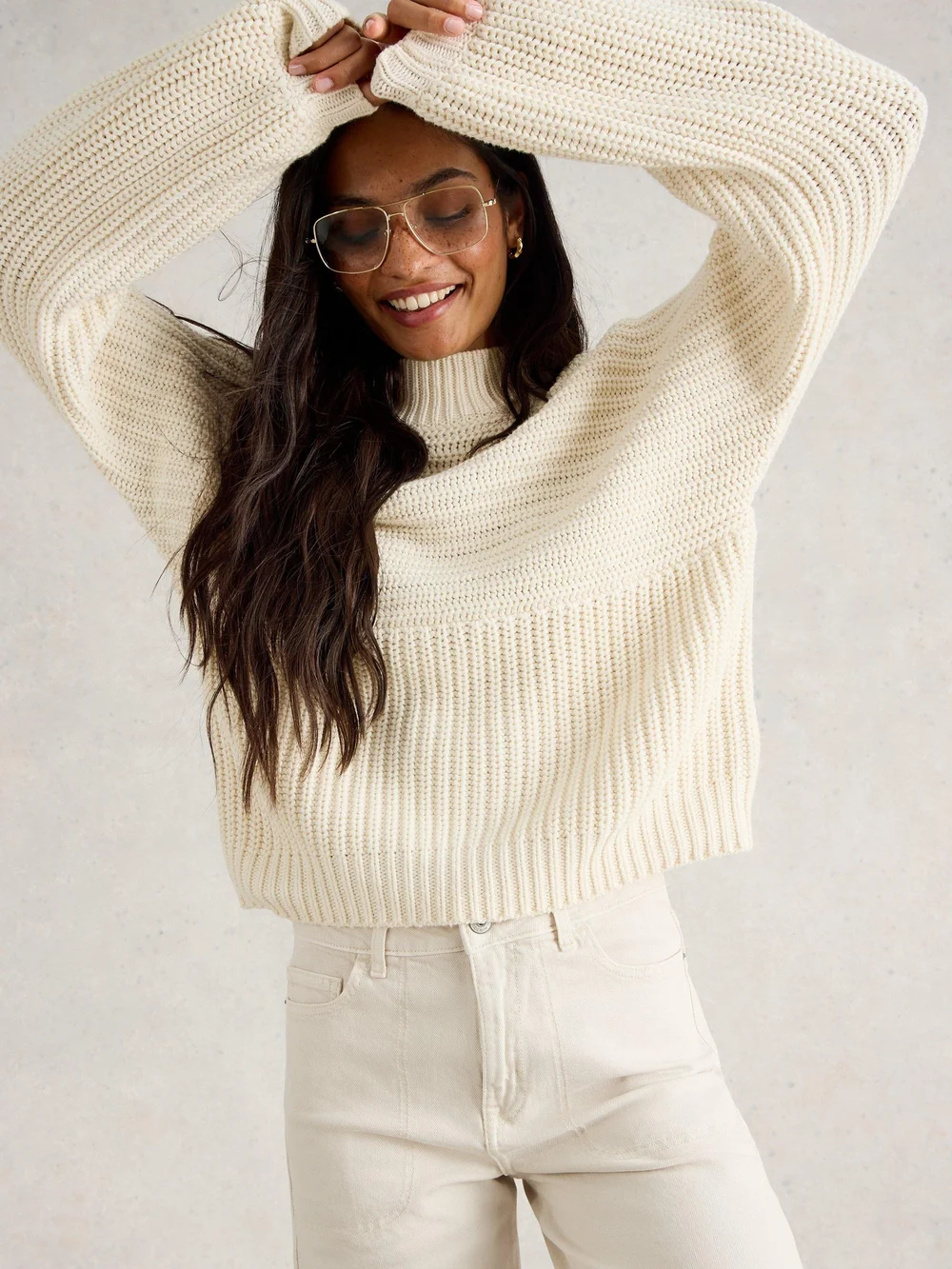 Pullover Marley aus Bio-Baumwolle - Pale Ivory - 44 Bild 1