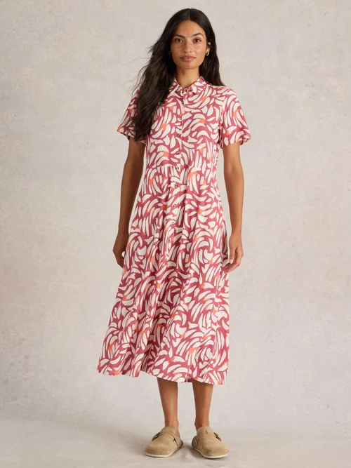 Blusenkleid Rua aus Jersey - Pink Mlt - 52/R Bild 2