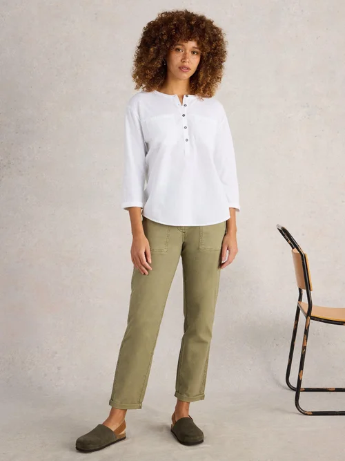 Langarmshirt Beth mit 3/4-Ärmeln - Bril White - 52 Bild 2