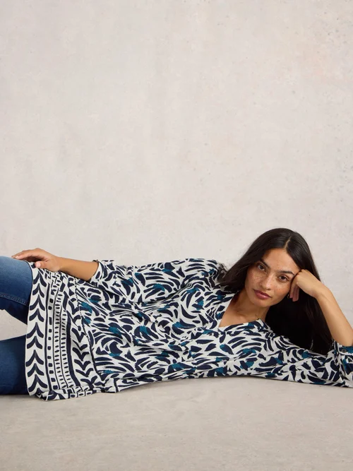 Tunika Marta - Blue Pr - 52 Bild 1