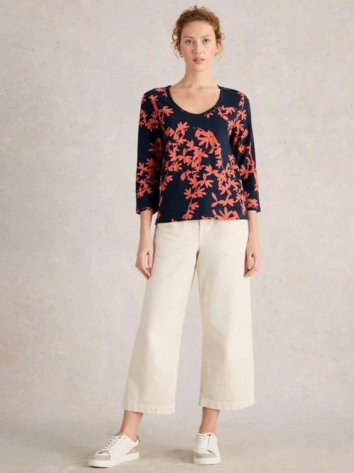 Langarmshirt Nadia mit 3/4-Ärmeln - Blue Pr - 52 Bild 2