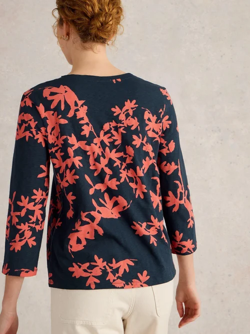 Langarmshirt Nadia mit 3/4-Ärmeln - Blue Pr - 52 Bild 4