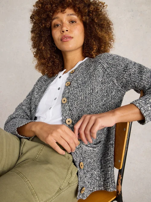 Strickjacke Bailey - Navy Multi - 52 Bild 3