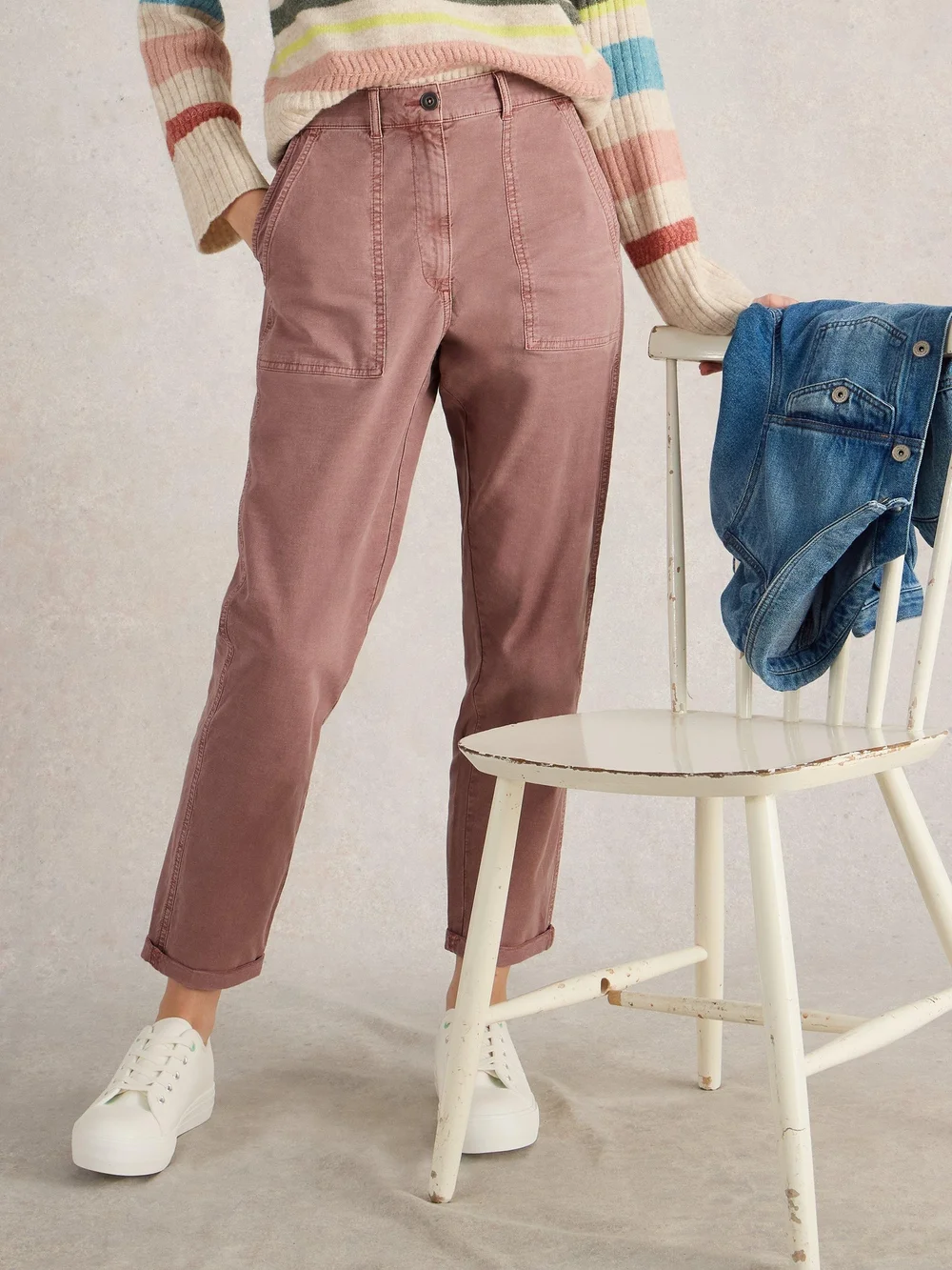 Chinohose Twister - Dus Pink - 44/R Bild 1