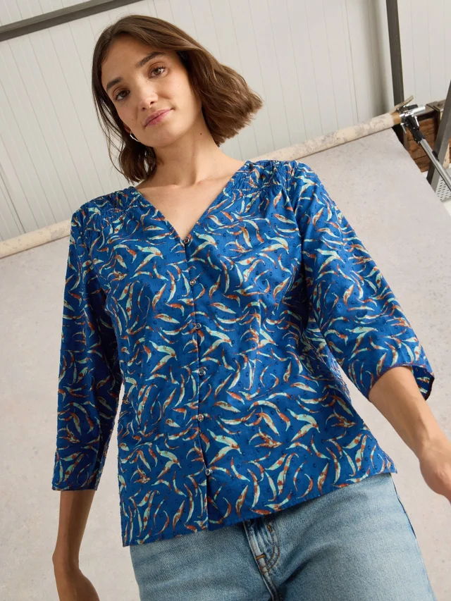 Bluse Rae aus Bio-Baumwolle