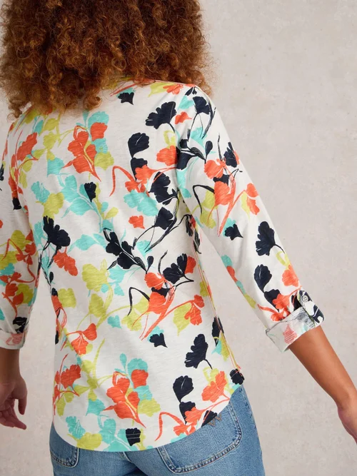 Jerseybluse Annie - Ivory Pr - 48 Bild 4