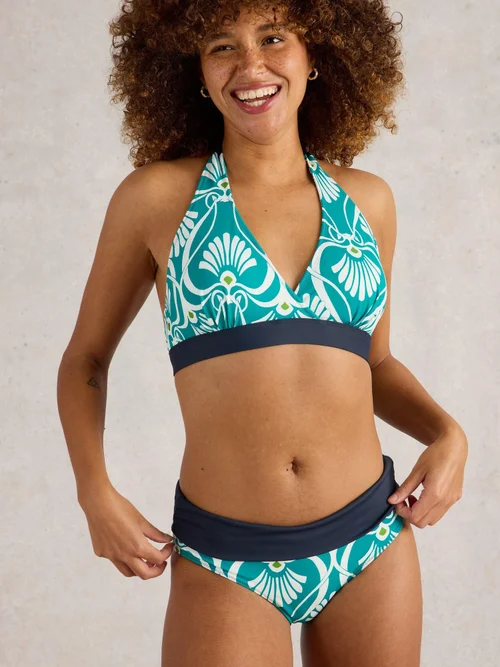 Wende-Bikinihose zum Umschlagen - Blue Pr - 52 Bild 3