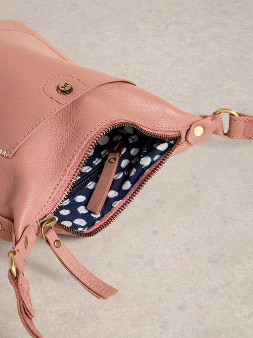 Mini Fern Crossbody-Tasche aus Leder Bild 3