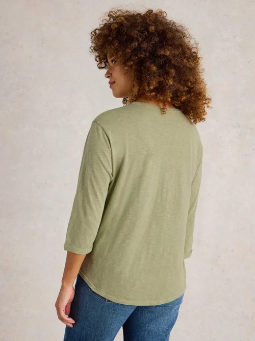 Langarmshirt Beth mit 3/4-Ärmeln - Dus Green - 52 Bild 4