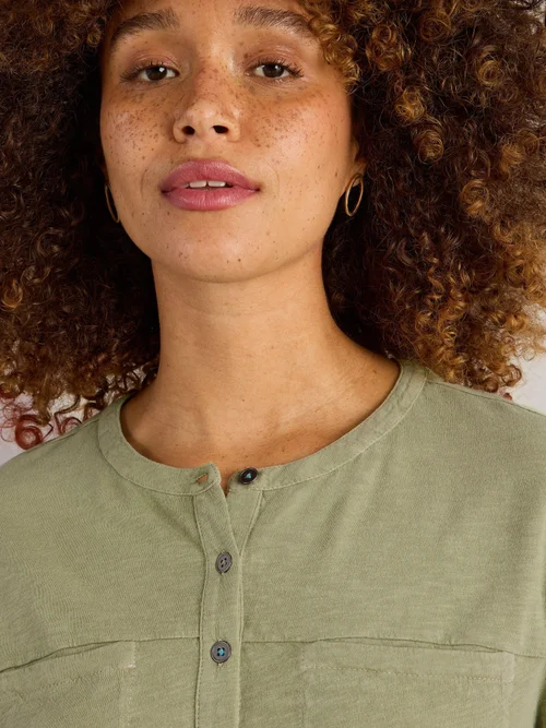 Langarmshirt Beth mit 3/4-Ärmeln - Dus Green - 48 Bild 3