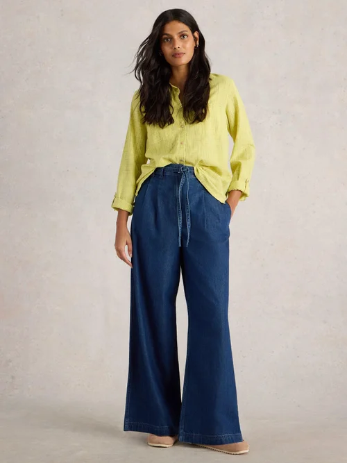 Jeans Sasha mit weitem Bein - Mid Denim - 52/R Bild 3
