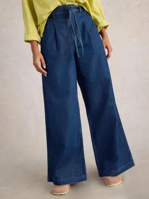 Jeans Sasha mit weitem Bein - Mid Denim - 52/R Bild 2