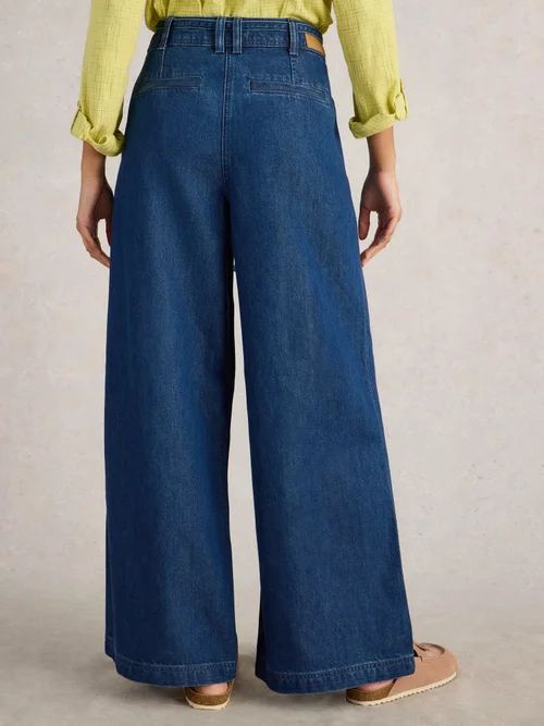 Jeans Sasha mit weitem Bein - Mid Denim - 52/R Bild 4