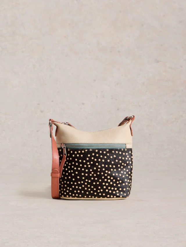 Mini-Crossbody-Ledertasche Farrah